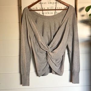 Victoria’s Secret Twist Open Back Sweater XS